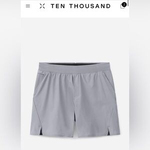 Ten Thousand 6.5” Set Short  Athletic Liner Quick Dry Running LTGRY MEDIUM